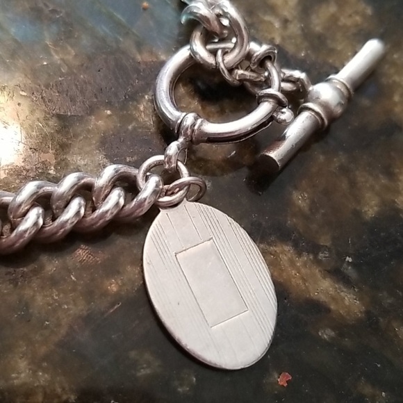 COPY - Ralph Lauren Sterling Silver Toggle Necklace - Picture 4 of 4